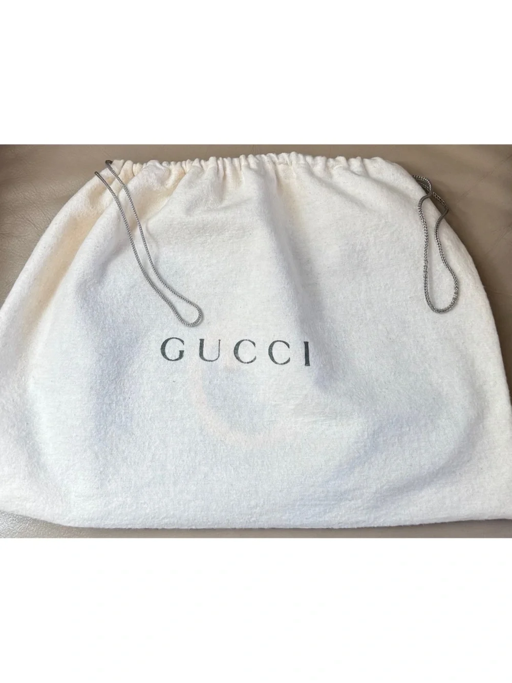 Authentic Vintage Gucci GG Blondie Black Leather Flap Clutch